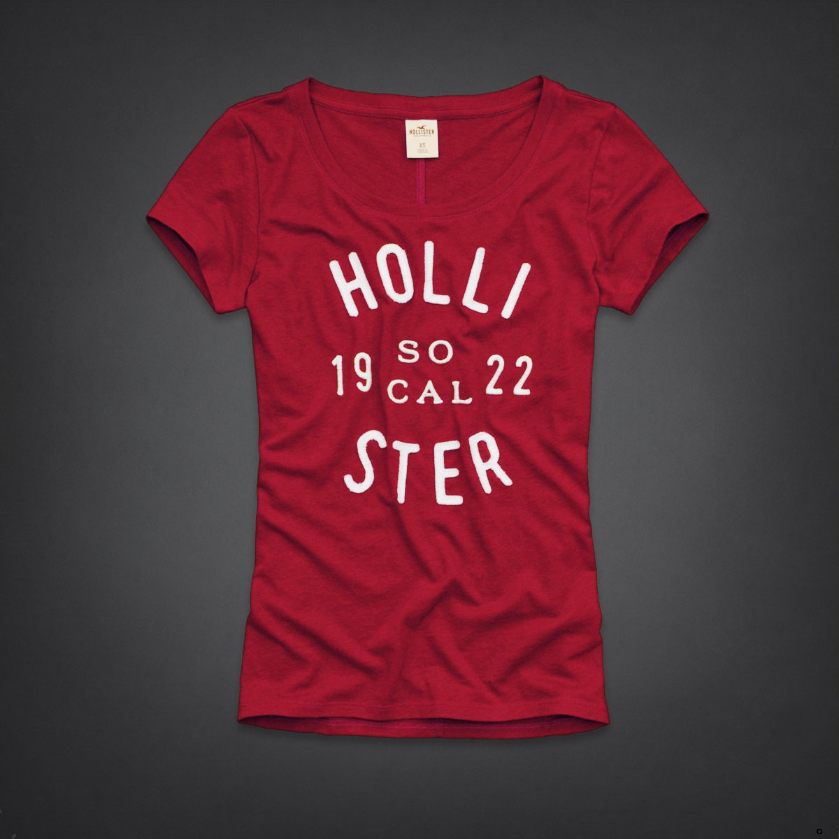 Hollister Mujeres De Cuello Redondo Corto Remera HCO4851